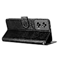 Miniatyrbillede 2 af 5: Til Motorola Edge 50 Fusion 5G Etui PU Læder Standpung Stødsikkert Business Telefon Cover Black