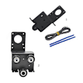 Miniatyrbild 5 av 5: Extruder Bakre Stödplatta med remskiva För Ender-3 V2 Extruder 3D-skrivare Backboard with caste