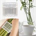 Pikkukuva 2 / 5: 5 kpl Spiraali Ikebana Varsi Pidike DIY Kimppu Kierrin Kukka-asetelma Pidike Läpinäkyvä Maljakoille Kukkatuki S