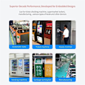 Miniatyrbild 3 av 5: EP8280 QR-kod RFID-kortläsare NFC 1D 2D QR-kodläsare Åtkomstkontroll Streckkodsläsare USB Wiegand för Kiosk Vändkors
