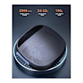 Miniatyrbillede 3 af 5: Bærbar Stemmeforstærker Kablet Stemmeforstærker Højttaler FM Radio Headworn Mikrofon Højttaler til Lærere Sort