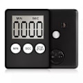 Miniatyrbild 3 av 5: Digital Kökstimer, Timer, Äggtimer, Lämplig för Arbete, Sporttimer, Spel, Matlagningstimer, 2-pack Svart