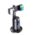 Miniatyrbild 1 av 5: Q02 360° Rotations Gimbal Stabilisator Selfie Stick Skrivbords Face Tracking Gimbal med Fjärrkontrollshållare Bluetooth Lampa