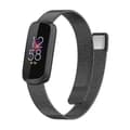 Ersättningsarmband Rostfritt Stål Magnetisk Milan Modearmband För Fitbit Luxe black
