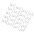 Miniatyrbillede 2 af 5: 20 STK Mini Jern Papirclips Sølv Hundeform Bogmærke Fil Notesbog Klips Kontorartikler
