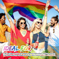 Miniatyrbillede 3 af 5: Regnbue Ansigtsmaling Pride Ansigts- og Kropsmalingssæt Regnbue Makeup Stick til Festligheder Cosplay Fødselsdags Makeup Tilbehør C