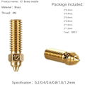 Miniatyrbild 5 av 5: 15 st Mässingsmunstycken Kit, K1 Munstycke Kit för 3D-skrivare Munstycke Kit Skrivardelar & Tillbehör för K1, K1 Max