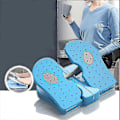 Miniatyrbillede 2 af 2: Julemotions Pedalmaskine Mini Cykel Pedal Træner Fitness Foldbar Pedal Træner Under Bord Fod Pe blue