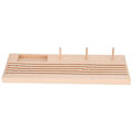 Miniatyrbilde 3 av 5: Quilte Linjalholder DIY Spole Rack Oppbevaringsorganisator Syverktøy, Syform Linjal Plasseringsbrakett, Stor