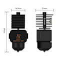 Miniatyrbillede 4 af 5: Hotend Kit til A1/A1 0.4mm Mini Hurtig Hastighed Hot End Samling Hærdet Stål Dyse 3D Printer Dele