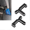 Miniatyrbillede 5 af 5: 2 stk. Bagagerums Krog til Indkøbsposer T Formet Aluminium Legering Bagagerumspose Krog Holder Organizer til Bronco 2-dørs 2021 og senere