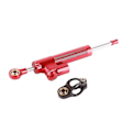 Miniatyrbilde 1 av 5: Universal Motorsykkel Aluminium Legering Styredemper Stabilisator Sikkerhetskontroll (Rød)