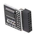Miniatyrbillede 3 af 5: TPM2.0 Sikkerhedsmodul 18pin til ASROCK Bundkort LPC Kort til WIN11 Opgraderingstest Sort