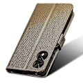 Miniatyrbild 5 av 5: Fodral för TCL 505 T509K T5094 Diamanttextur PU Läder Kortplatser Ställ Telefonskydd Brown