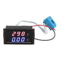 Hall DC Digital Display Amperemeter Arbetsspänning 4?30V Dubbel LED-Display Ström Voltmeter Panel