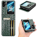 Miniatyrbillede 1 af 5: Læder Telefon Cover Til Oppo Find N2 Flip Green