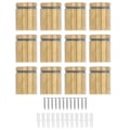 Miniatyrbillede 1 af 5: 12 stk. Afstandsskruer Rustfrit Stål Vægmonterings Reklameholder Søm Fikseringsstift 25x30mm