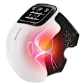Miniatyrbillede 1 af 5: Knæmassageapparat, Stærkt batteri infrarød dybdevarmeterapi til knæledssmertelindring, laser- og vibrationsterapi mod arthritis, hævelse