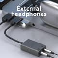 7.1 Kanal Ljudkort Extern 3.5mm USB Adapter USB till Mikrofon Högtalare Ljudgränssnitt för Laptop Dator