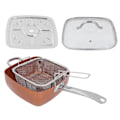 Miniatyrbild 4 av 5: 4-delars Set Rostfritt Stål Non-stick Stekpanna Multifunktionell Kastrull Köksartiklar