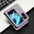 Miniatyrbillede 4 af 5: Læder Telefon Cover Til Oppo Find N2 Flip Purple