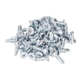 Miniatyrbilde 1 av 5: 50 stk. Kryss Selvborende Skrue 4,8x16mm Karbonstål Galvanisert Rustsikker Bor Skruer for Hjem Flat