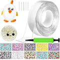 Miniatyrbilde 1 av 5: Oppgrader Nano Tape Boble Kit, Dobbeltsidig Tape Plastboble, Elastisk Tape Ny A 0.01cm*0.5cm*200cm