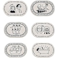 Miniatyrbild 3 av 5: Tflycqsoft Mjuka Tecknade Badrumsmattor Vardagsrumsmatta Badmattor Halkfria Badrum Söt Dörrmatta Badrumsmatta Sovrum Hållbar Köksdörrmatta Områdesmatta R