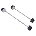 Miniatyrbilde 2 av 5: 2 stk. Bakre Fremre Aksel Slider 304 Rustfritt Stål Erstatning for F900R F900XR S1000RR S1000XR