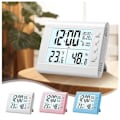 Miniatyrbild 1 av 5: LED Display Elektronisk Klocka med Dag och Datum Stereo Digital Display Snooze Väckarklocka Inomhustemperatur Bordsklocka, C