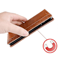 Miniatyrbillede 4 af 5: Til Oppo K12x 5G/ OnePlus Nord CE 4 Lite 5G Stand Case Magnetisk Lukning Læder Telefon Cover Brown