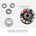 Miniatyrbillede 5 af 5: BLDC Bæltemotor Battle Hardened 6354 140KV 2450W til Elektrisk Skateboard Mountainbike Fjernstyret Bil