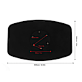 Miniatyrbilde 5 av 5: RV Rektangulær Bordplate 24x15.2 tommer Massivt Tre Spisebord Bordplatepanel for RV Bobil Dekk Pontong Terrasse Matt Maling