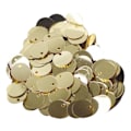 Miniatyrbilde 2 av 5: 300 stk. PVC Håndverk Løse Paljetter Flate Runde Paljetter for DIY Dekorasjon Klesbroderi Light Gold