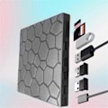 Miniatyrbillede 3 af 5: Ekstern DVD RW Drev USB 3.0 Type C 7 I 1 Interface Slank DVD CD Brænder Læser Afspiller Optisk Drev til Laptop PC