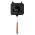 Miniatyrbild 1 av 5: Dubbelsidig smörgåsgrill Non-Stick Vikbar Grill Stekpanna för Bröd Toast Frukostmaskin