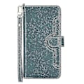 Miniatyrbilde 2 av 4: For Xiaomi Poco X3 Nfc / Poco X3 Pro Litchi Tekstur Glidelås Lær Telefondeksel Green