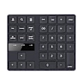 Miniatyrbild 1 av 5: 35 Tangenter Numerisk Knappsats Multifunktionell Uppladdningsbar Tyst Ergonomisk Halkskydd Bekväm Skrivning Extern 2.4GHz Trådlös Mini Numerisk Tangentbord Digital