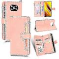 Miniatyrbild 1 av 4: För Xiaomi Poco X3 Nfc / Poco X3 Pro Litchi Textur Dragkedja Läder Telefonfodral Pink