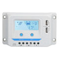 Miniatyrbild 5 av 5: Solar Charge Controller LCD Kretsskydd 3 Nivå PWM Laddning Solcellsladdningsskydd för Trafikljus 10A