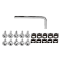 Miniatyrbild 4 av 5: Motorcykel Vindruta Kåpa Bult Kit M6 Anodiserad Aluminium Ersättning för Kawasaki Silver