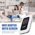 Miniatyrbild 5 av 5: 4G MiFi 4G WiFi-router med skärm 150Mbps WiFi-modem Bil Mobil Wifi Trådlös Hotspot Trådlös MiFi B