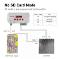 Miniatyrbillede 2 af 5: K1000C SD Kort Controller RGB Controller WS2801 WS2811 WS2812B LPD6803 LED 2048 Pixels Program Controller DC5-24V
