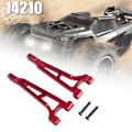 Miniatyrbillede 5 af 5: RC Bil Metal Opgradering Øvre Bærearmsdele til Go 1/14 14209 14210 H14BM RC Bil Opgraderingsdele (Rød)
