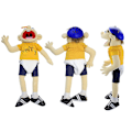 Miniatyrbild 3 av 5: 60cm Jeffy Hatt-Handdocka Plysch Cosplay Leksak Speldocka Barnpresenter