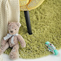 Miniatyrbild 2 av 5: Tflycq Ovala Fluffiga Mattor, Modern Plysch Shaggy Matta För Barn Sovrum Extra Bekväm Söt Barnmatta Sängmatta För Pojkar Flickor Rum Heminredning