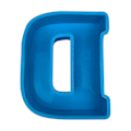 Miniatyrbillede 1 af 2: Alphabet Kagebageform Engelsk Bogstav Silikoneform 3d Alfabet Bogstav D