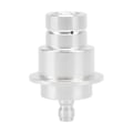 Miniatyrbillede 1 af 5: CO2 Adapter Aluminiumlegering 0,3in Hurtig Afbrydelse Slidstærk Høj Hårdhed Sodavandsmaskine Konnektor Sølv