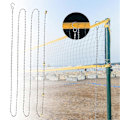 Miniatyrbillede 4 af 5: 2 stk. højde kæder med kroge, nøjagtig passende længde, måling, ikke-ætsende volleyball net højde kæder, træningsudstyr