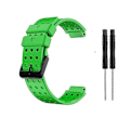 Miniatyrbild 1 av 5: Armband för Garmin Approach S20 Monokromt Armbandsur för Garmin Approach S20 Silikon Green